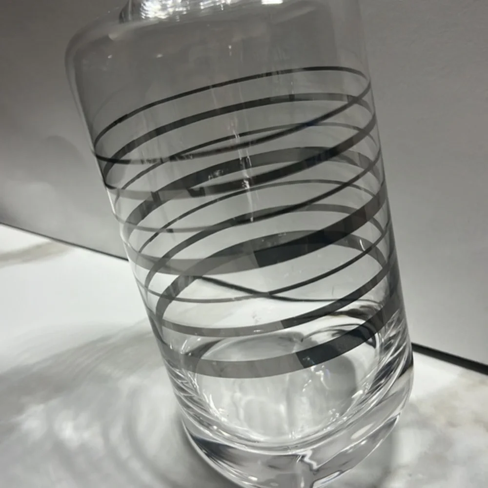 Tilted Mid Century Decanter‎